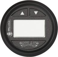 📏 atlas fagk-2-dp jack plate digital gauge black face: perfect fit for 6", 10", 12", & 14" models logo