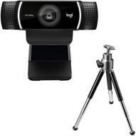 logitech c922 pro stream webcam | hd video streaming & recording at 1080p | 720p 60fps | tripod included logo