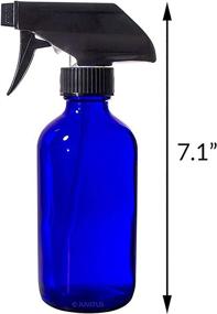 img 3 attached to Cobalt Boston Round Thick 🔵 Bottle: Ideal for Sturdy Storage and Protection