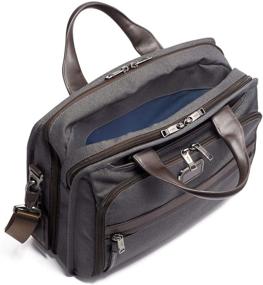 img 2 attached to Unisex Alpha Organizer Brief Black Laptop Accessories