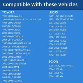 img 3 attached to High-Quality Thermostat Compatible with 1988-2019 Toyota Camry, Corolla, Sienna, Tacoma, Highlander, Rav4, 4runner, Tundra, 🔧 Avalon, Celica, Hiace, Hilux, Matrix, Mr2, Solara, Venza, T100 - Replaces OEM Part Numbers 90916-A3003, 90916-03129