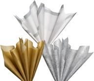 🎁 papyrus metallic tissue paper trio pack - 12 sheets logo