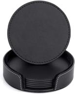 enhance your tabletop experience with restlandee leather coasters coaster furniture logo