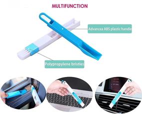 img 1 attached to 🪟 6 Pcs Magic Window Cleaning Brush Set for Effective Window Groove Cleaning - Strong Cleaning Ability, Quick Clean for Corners and Crevices - Reusable, Easy-to-Clean, and Convenient Storage