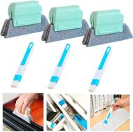 🪟 6 pcs magic window cleaning brush set for effective window groove cleaning - strong cleaning ability, quick clean for corners and crevices - reusable, easy-to-clean, and convenient storage logo