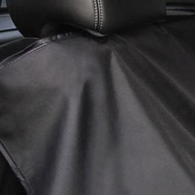 img 2 attached to 🐶 FH Group FH1009 Waterproof Backseat Cover/Protector for Pets (Black) – Universal Fit - Cars, Trucks, SUVs