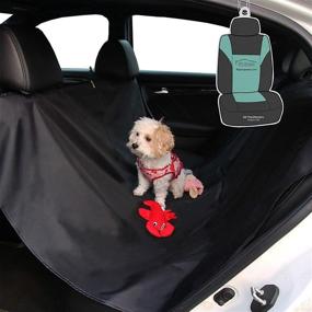 img 3 attached to 🐶 FH Group FH1009 Waterproof Backseat Cover/Protector for Pets (Black) – Universal Fit - Cars, Trucks, SUVs