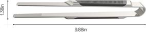 img 3 attached to 🔥 Premium Medium Grilling Tweezers by Everdure: Brushed Stainless Steel, Soft Grip Handle and Lightweight for Perfect Precision Handling of Small Items on the Grill or Cooktop