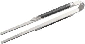 img 4 attached to 🔥 Premium Medium Grilling Tweezers by Everdure: Brushed Stainless Steel, Soft Grip Handle and Lightweight for Perfect Precision Handling of Small Items on the Grill or Cooktop