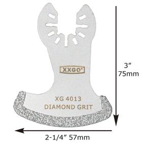 img 3 attached to 🔹 XXGO 8-Pack Diamond Segment Swing Grit Grout Blades for Oscillating Multi Tool - XG8001S