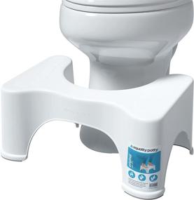 img 3 attached to 🚽 Squatty Potty 9 Inch Height: The Original Bathroom Toilet Stool, White – Pack of 1