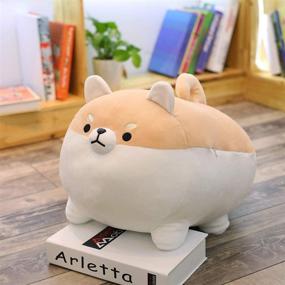 img 1 attached to 🐕 ARELUX Stuffed Shiba Inu Plush Pillow-Corgi Dog Anime Plushies & Japanese Cuddle Pet Throw Pillow-Kawaii Plush Toy Gifts for Boys, Girls, Kids-Birthday + SEO