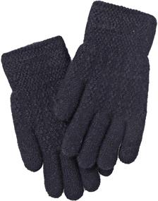 img 3 attached to 🧤 Stay Warm this Winter with Girls' Thermal Winter Gloves - Perfect Accessories for Boys & Girls