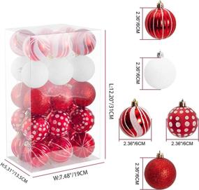 img 3 attached to 30 Pcs Large Painted Christmas Balls Ornaments – Ideal for Decorating Christmas, Weddings, Parties & Home Décor