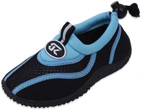 img 1 attached to 👟 Cambridge Select Non Slip Drawstring Little Boys' Shoes: Stylish and Safe Footwear for Active Kids