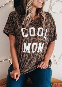 img 3 attached to Womens Leopard T Shirts Cheetah Graphic