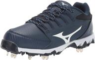 mizuno 320588 9000 09 0800 9 spike softball black white women's shoes and athletic logo