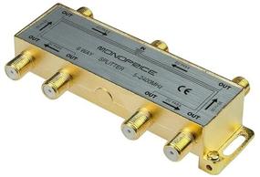 img 2 attached to 📺 Улучшенное распределение видеосигнала с помощью ПРЕМИУМ-разветвителя коаксиального кабеля 6-ходового типа F с винтовым соединением (110016)
