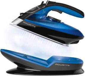 img 1 attached to 🔌 Rowenta Freemove Cordless Auto Off 400-Holes Stainless Steel Soleplate Steam Iron, Blue, Model 1 - 1830007108