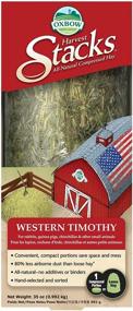 img 4 attached to 🌾 Premium Oxbow Animal Health Harvest Hay Stacks - Western Timothy Hay - Nutritious All Natural Hay for Small Pets - 35 oz.