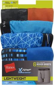 img 1 attached to Ultimate Comfort and Support: Hanes Boys' Boxer Briefs