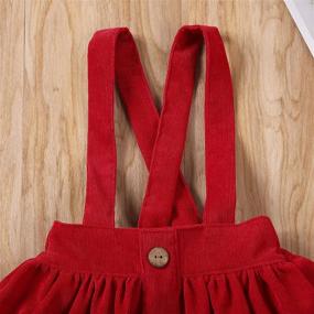 img 1 attached to Mubineo Toddler Corduroy Suspender Overall