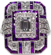 goldenchen fashion jewelry amethyst engagement logo