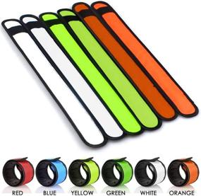 img 1 attached to 🏃 YOHOTA LED Running Band - 6 Piece LED Armbands Bracelet for Sports, Light Up Wristbands with Reflective Elastic Band, Glow in The Dark Safety Bands for Runners, Joggers, and Outdoor Activities