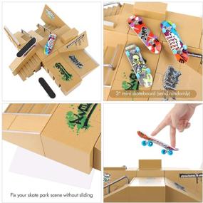 img 1 attached to 🛹 TIME4DEALS Fingerboards - Skateboard Fingerboard Silicone Toy for Remote Control & Play Vehicles