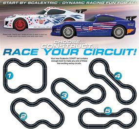 img 1 attached to Experience the Thrilling Speed of Scalextric Start GT America C1411T