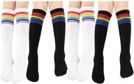 child's knee high tube socks - 3 to 4 pairs for boys, girls, babies, and toddlers logo