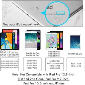 img 3 attached to Ручка-стилус MEKO с улучшенным тонким наконечником и подавлением ладони - белая | Совместима с Apple iPad Pro 11/12.9 дюймов 3-го/4-го поколения, iPad 6/7/8-го поколения, Air 3/4-го поколения, Mini 5-го поколения Цифровой карандаш (2018-2020)