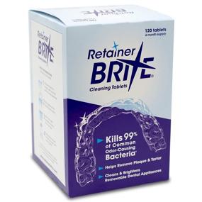 img 4 attached to 🦷 Таблетки Retainer Brite - Безусилительная очистка зажимов и стоматологических приспособлений (120 штук)