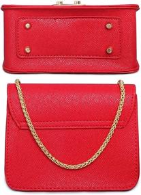 img 2 attached to 👜 Stylish Leather Crossbody Evening Clutches: Women's Handbags & Wallets for Versatile Carry