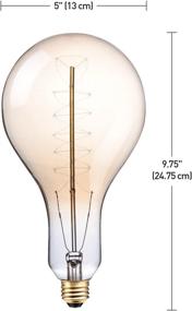 img 3 attached to Globe Electric 80126 Oversized Incandescent: Illuminating Spaces with Style and Function