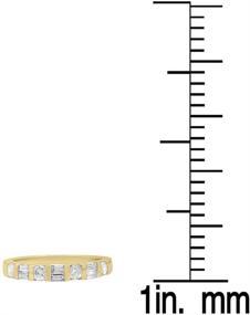 img 2 attached to Dazzlingrock Collection: Exquisite Baguette Diamond Wedding Women's Jewelry in Wedding & Engagement