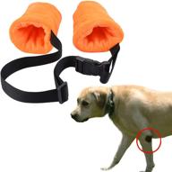 🐾 yuyuso dog elbow protector | fleece elbow sleeves with cotton pad for dogs - prevent injuries and enhance comfort логотип