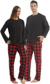 img 4 attached to 👫 Cozy Pajama Thermal Shirts for Couples - Perfect Matching Pajamas