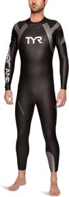 img 2 attached to 🏊 Enhance Your Performance with the TYR Sport Men's Category 1 Hurricane Wetsuit!