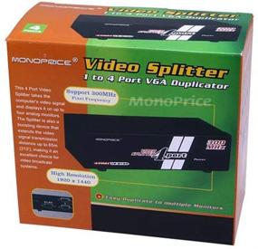 img 1 attached to Enhance Your Display Performance with Monoprice 4-Way SVGA VGA Splitter Amplifier Multiplier 300MHz