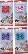 loc a sok sock locks (40-pack in vibrant purple, pink, blue, and red) - keep your socks secure and well-organized! logo