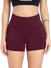 img 2 attached to Silinggy High Waisted Running Shorts for Women - Workout Yoga Compression Shorts with Pockets - Enhancing Performance and Comfort