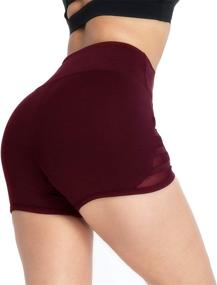 img 3 attached to Silinggy High Waisted Running Shorts for Women - Workout Yoga Compression Shorts with Pockets - Enhancing Performance and Comfort