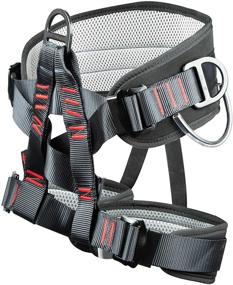 img 4 attached to Eleven Guns Black Half Body Climbing Harness: Adjustable Thickness Safety Belt for Fire Rescuing, Caving, Rock Climbing, Rappelling and Tree Protection