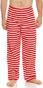 img 1 attached to Leveret Men's White Fleece Sleep Pants for Ultimate Comfort in Sleep & Lounge