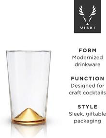 img 3 attached to 🍸 Enhance Your Cocktail Experience with Viski 7947 Belmont Pointed Cocktail