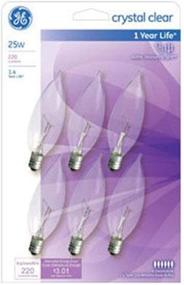 img 1 attached to 💡 G E Lighting GE 6PK 25W Candle Bulb: Illuminating Your Space with Energy-Efficient Brilliance