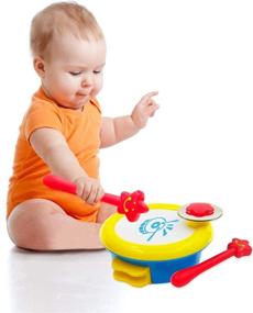 img 3 attached to 🎶 ISEE Toddler Toys: Baby Musical Toys for 2 Year Old Girls, Educational Toys for Girls Age 2, Kids Drum Set Baby Boy Toys Development, Take Along Tunes for Kid Learning