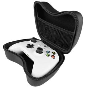 img 4 attached to 🎮 Linkidea Hard EVA Travel Controller Case for Xbox One, Google Stadia, Xbox Wireless & Nintendo Switch Pro Controllers - Ultimate Gaming Controller Storage Solution!