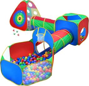 img 4 attached to 🏀 Basketball Tunnels for Toddlers, Infants, and Children